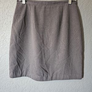 Dressbarn Skirt Check Measurements For Size Pull On Gray